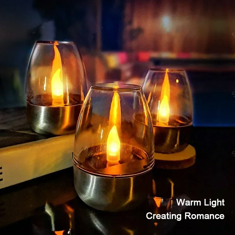 Photocell Outdoor Lighting - Светодиодные солнечные свечи, беспламенный перезаряжаемый ночник