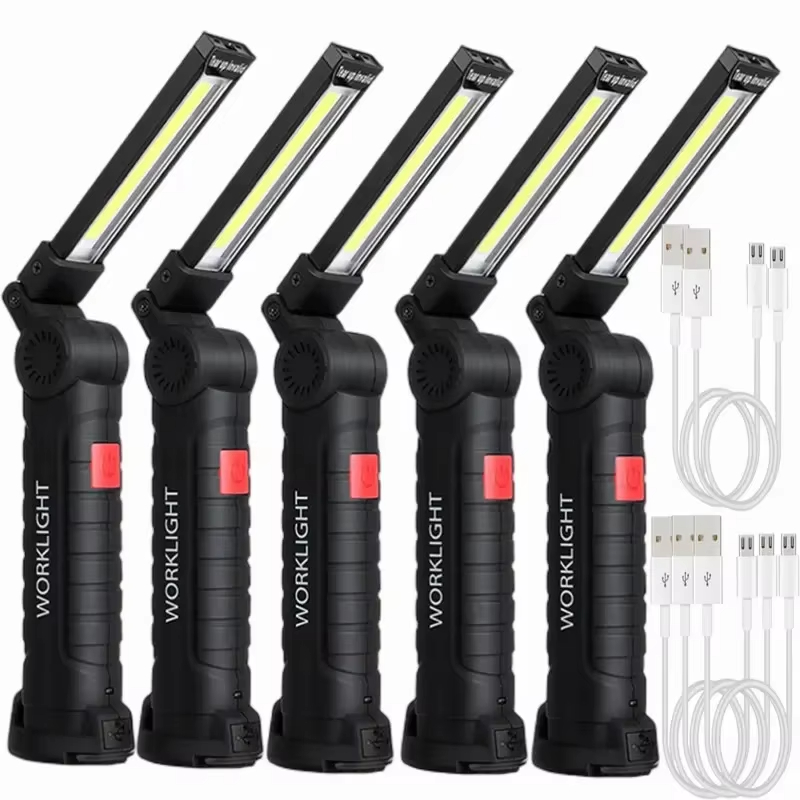 Hanging Outdoor Lighting - Портативный светодиодный фонарик COB, перезаряжаемый через
