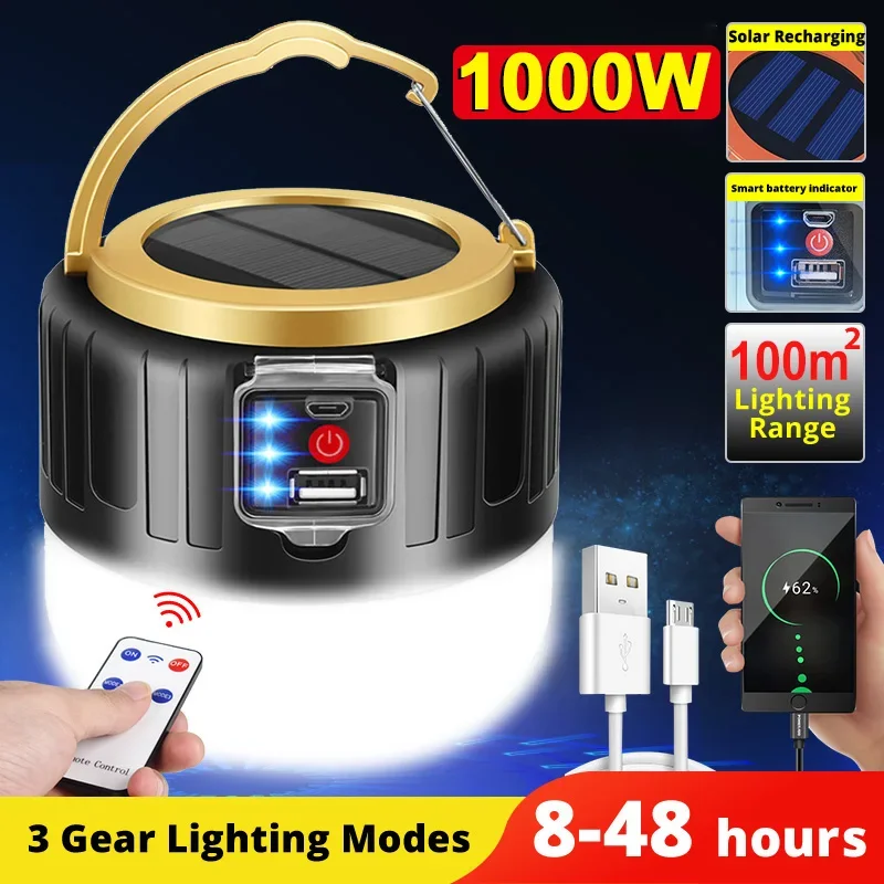 Outdoor Lighting Remote Control - Светодиодный солнечный светильник для кемпинга Power