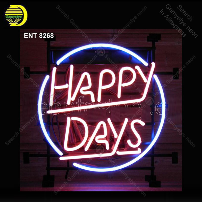 Outdoor Lighting Expressions - Неоновая вывеска «Счастливые дни», неоновая лампочка,