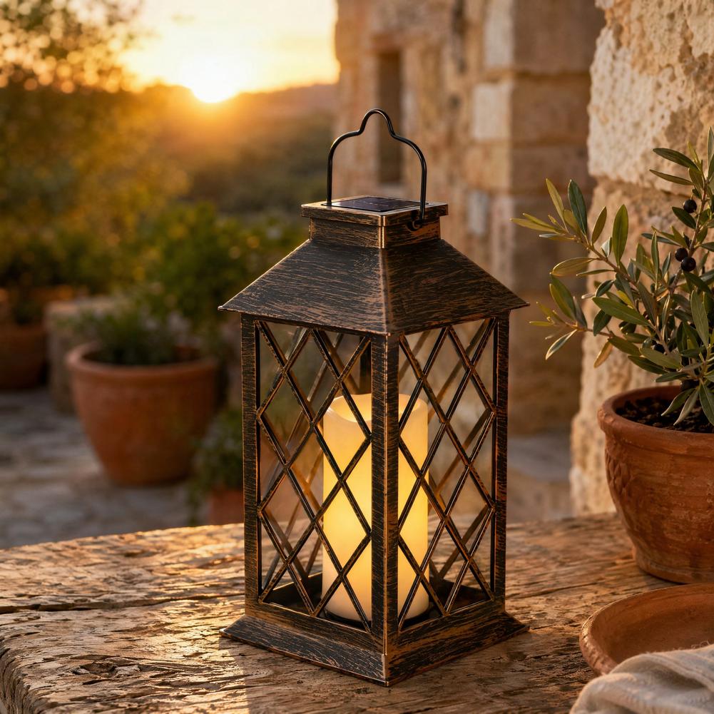 Outdoor Lighting Yard - Ретро-фонарь на солнечных батареях, уличный солнечный