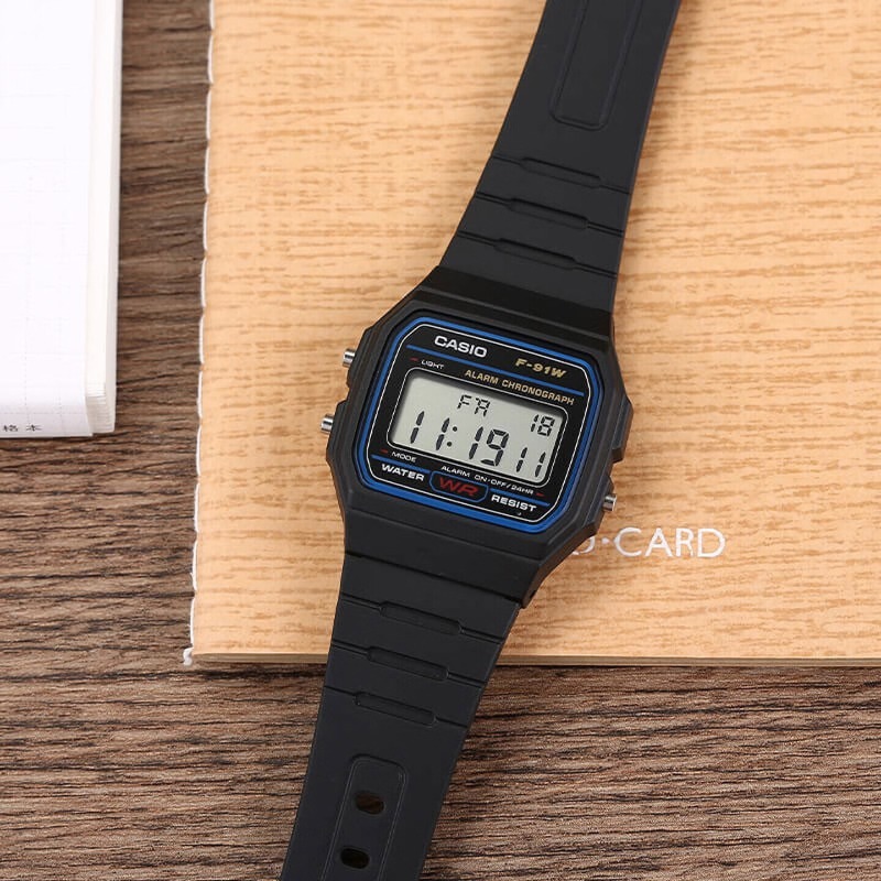 Outdoor Lighting For Steps - Casio F-91W-1 Модные ретро-часы с маленьким