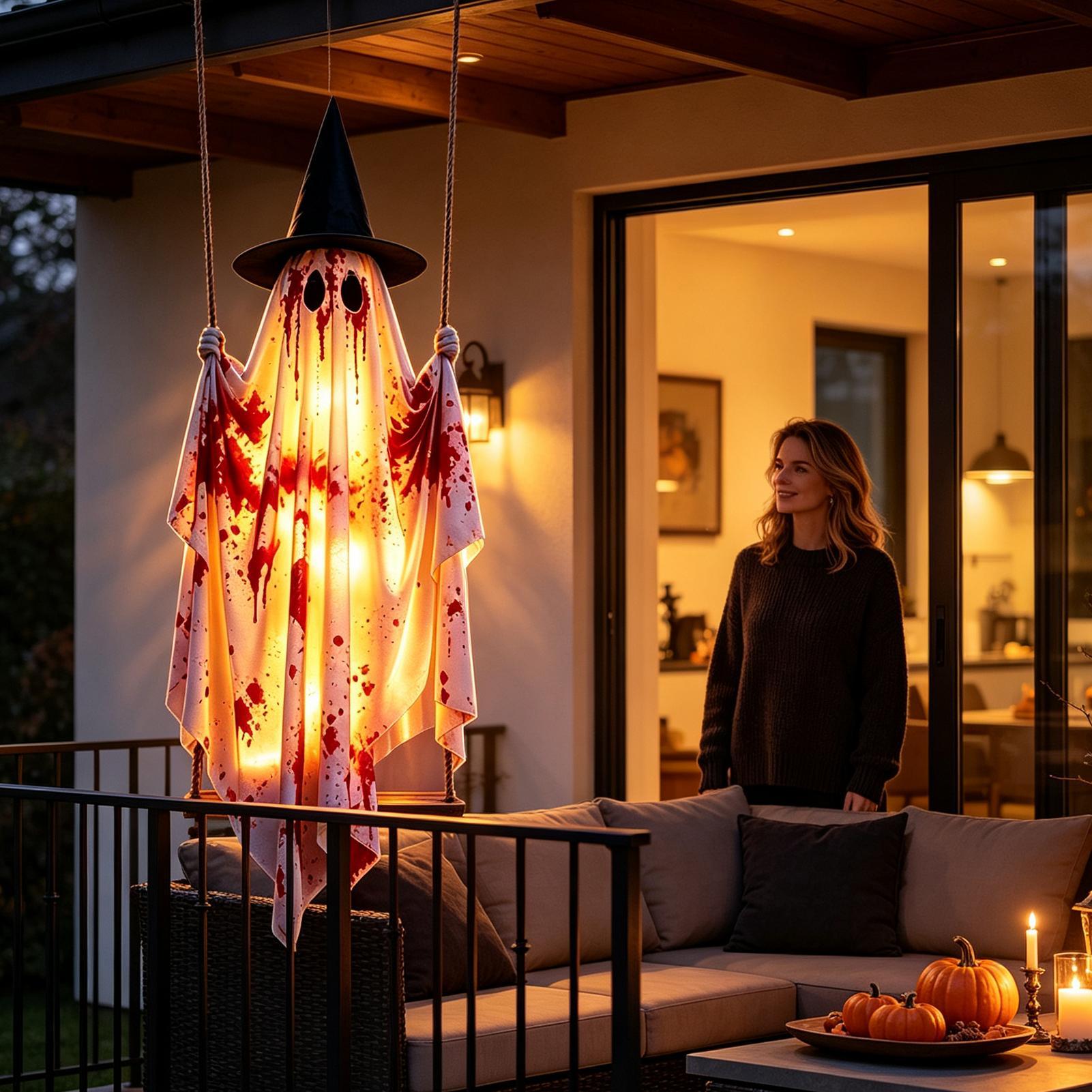 Outdoor Lighting Remote Control - Уличный Хэллоуинский Призрак с Дистанционным Управлением