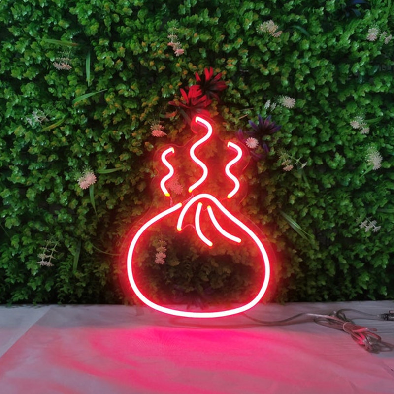 Outdoor Lighting Bunnings - Неоновая вывеска «Мини-пельмени», неоновая вывеска на