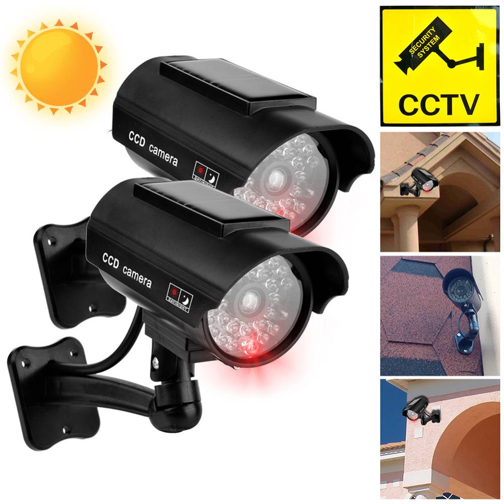 Outdoor Lighting And Camera - Водонепроницаемая камера видеонаблюдения на солнечной батарее