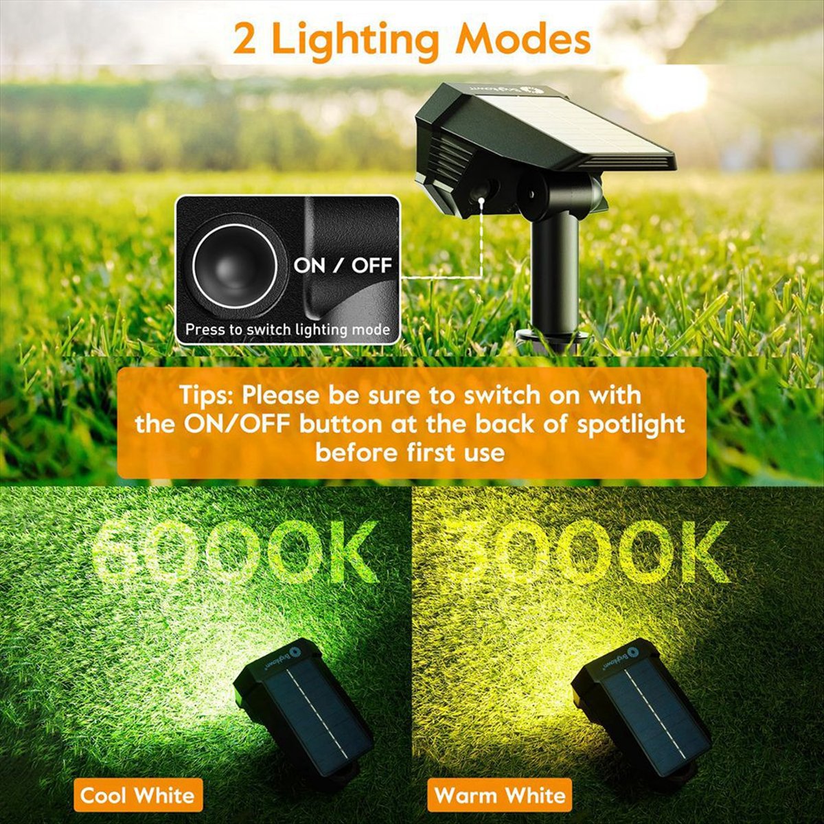 Outdoor Lighting Tree - AA77 Солнечные фонари для газона Водонепроницаемые