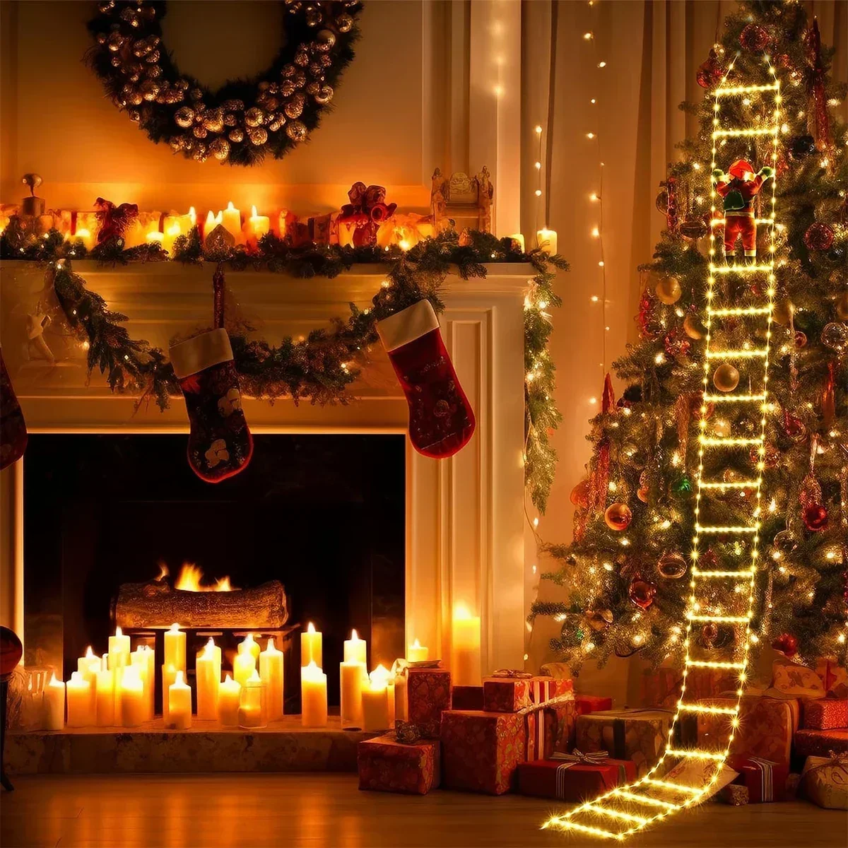 Светодиодный лестница для Деда – обзор и цена Outdoor Lighting Tree
