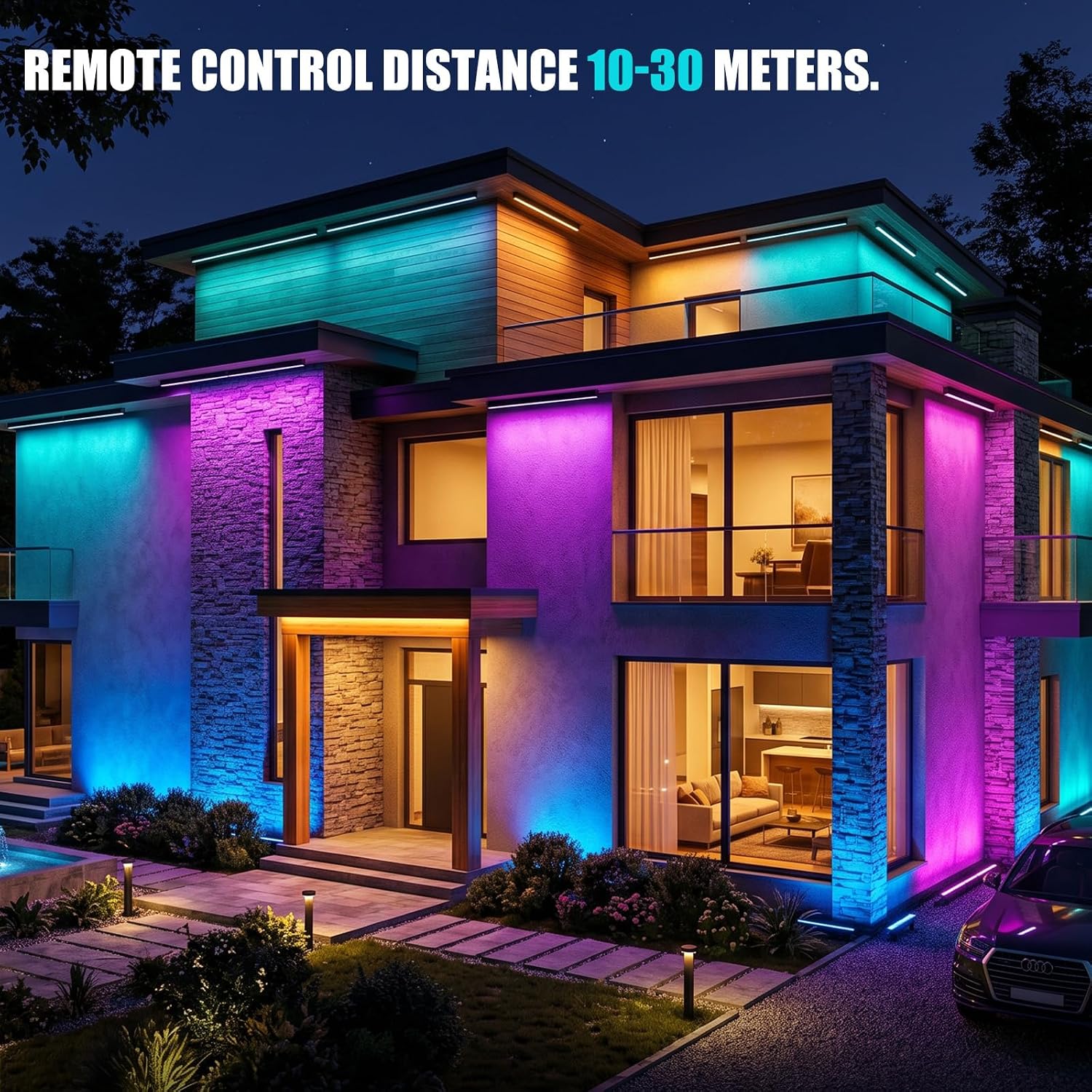 Комплект из 2 RGB-светильников – обзор и цена Outdoor Lighting Remote Control