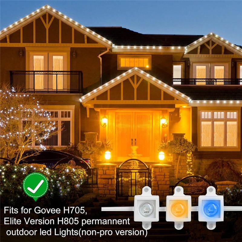 Крепежные скобы A74E-Secure с  – обзор и цена Outdoor Lighting Govee