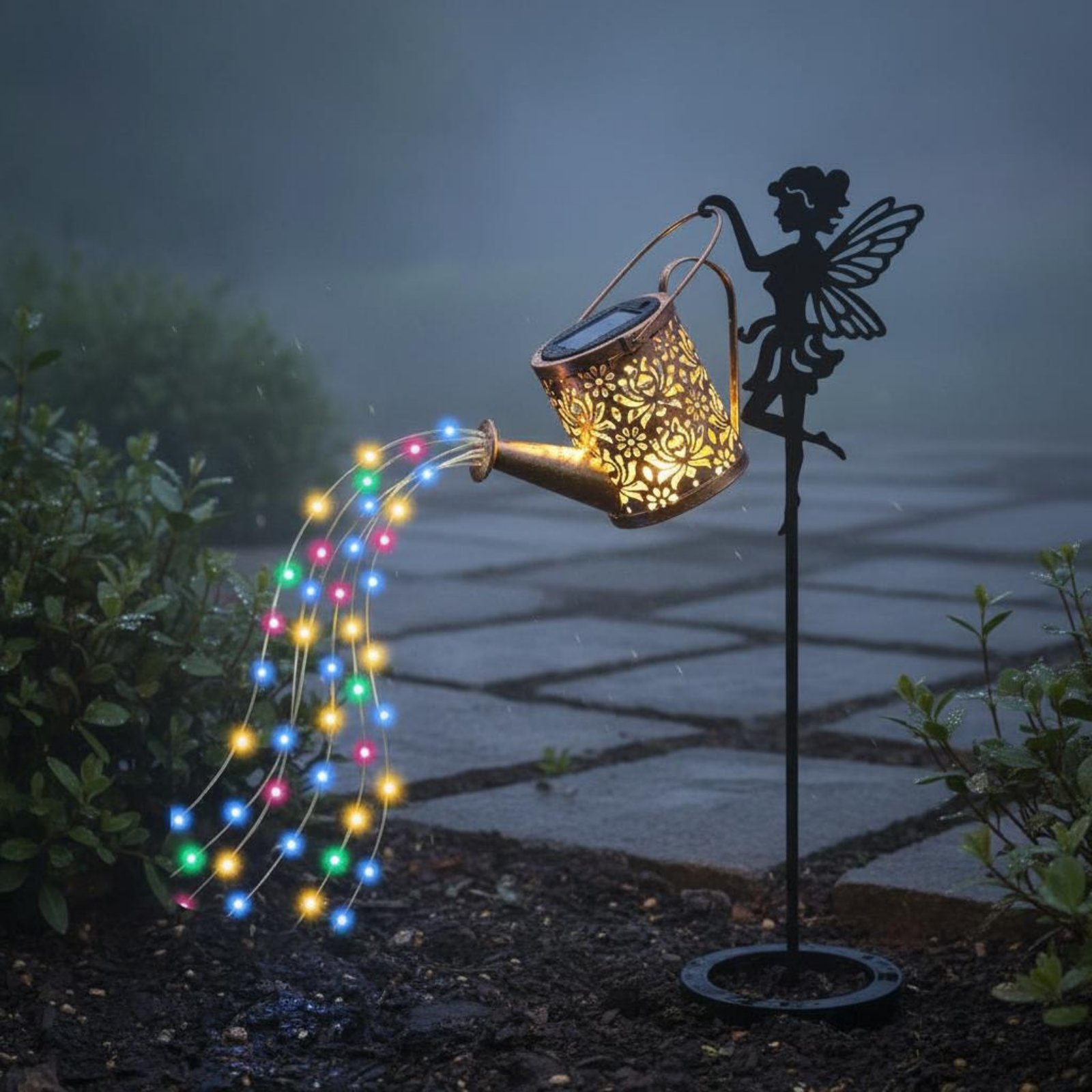 Солнечный светильник-лейка с п – обзор и цена Outdoor Lighting Yard