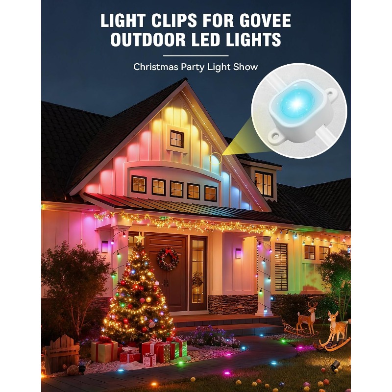200 шт. клипс для уличных свет – обзор и цена Outdoor Lighting Govee