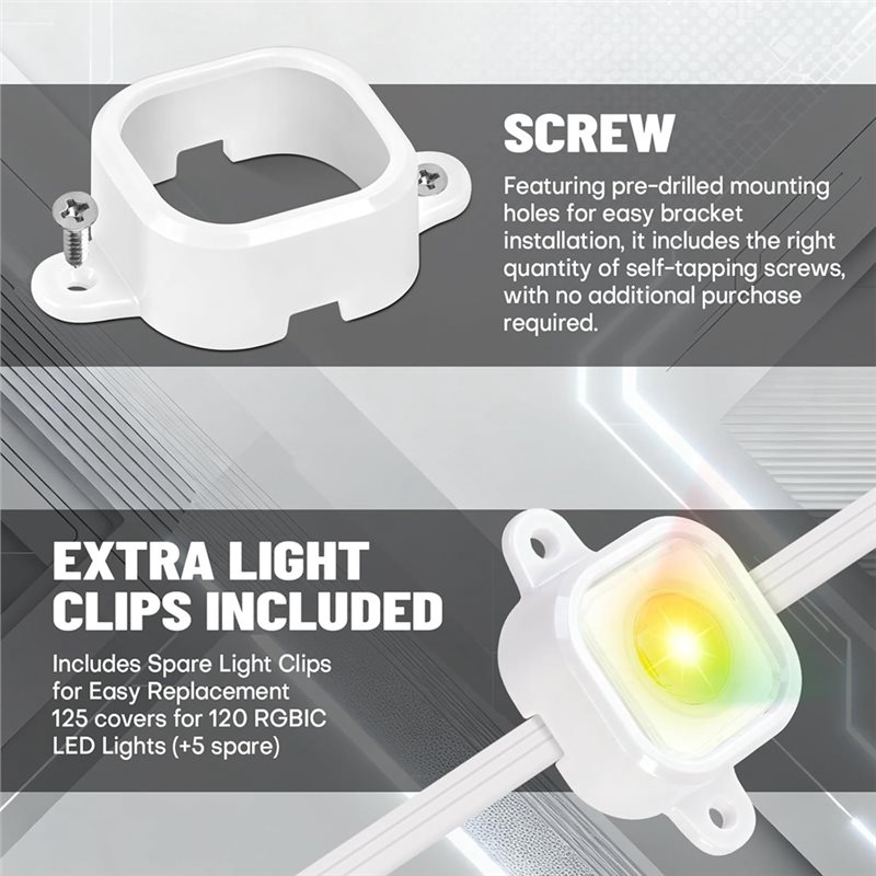 Монтажные кронштейны AT21 для  – обзор и цена Outdoor Lighting Govee