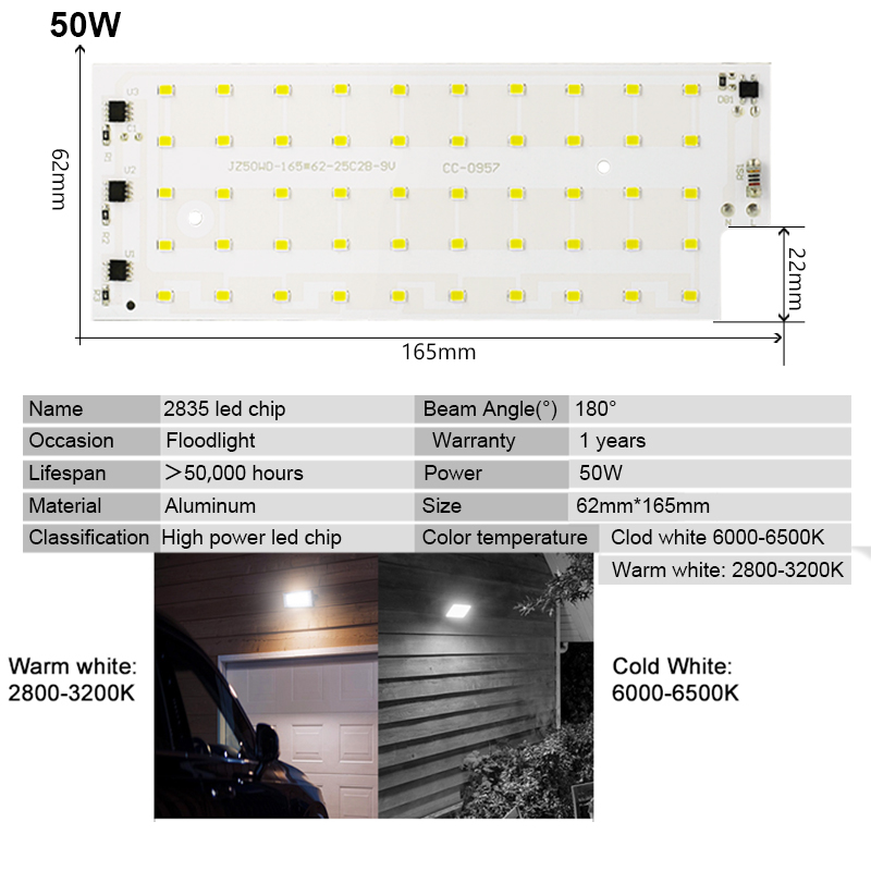 2 шт./лот, 50 Вт, светодиодные – обзор и цена Outdoor Lighting Replacement Bulbs