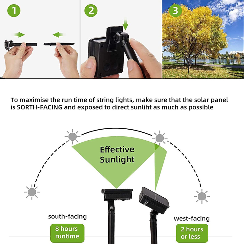 Солнечные светодиодные гирлянд – обзор и цена Photocell Outdoor Lighting