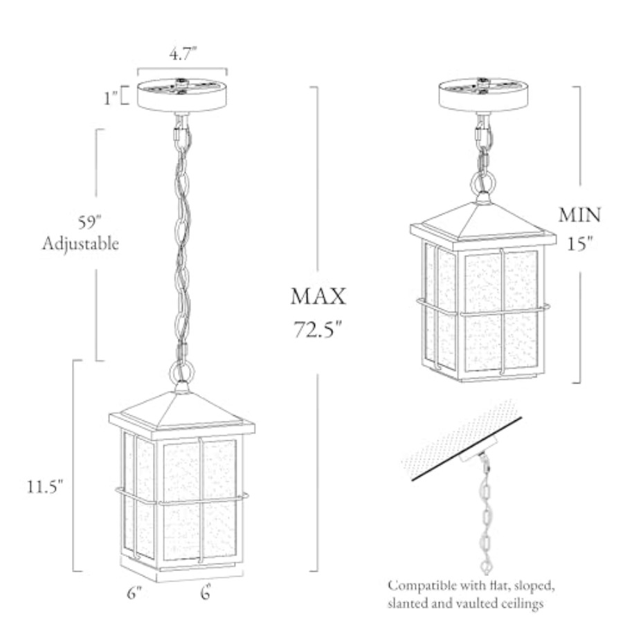 Уличный подвесной светильник в – обзор и цена Hanging Outdoor Lighting