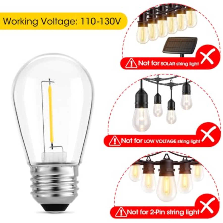 Набор из 36 светодиодных лампо – обзор и цена Outdoor Lighting Replacement Bulbs