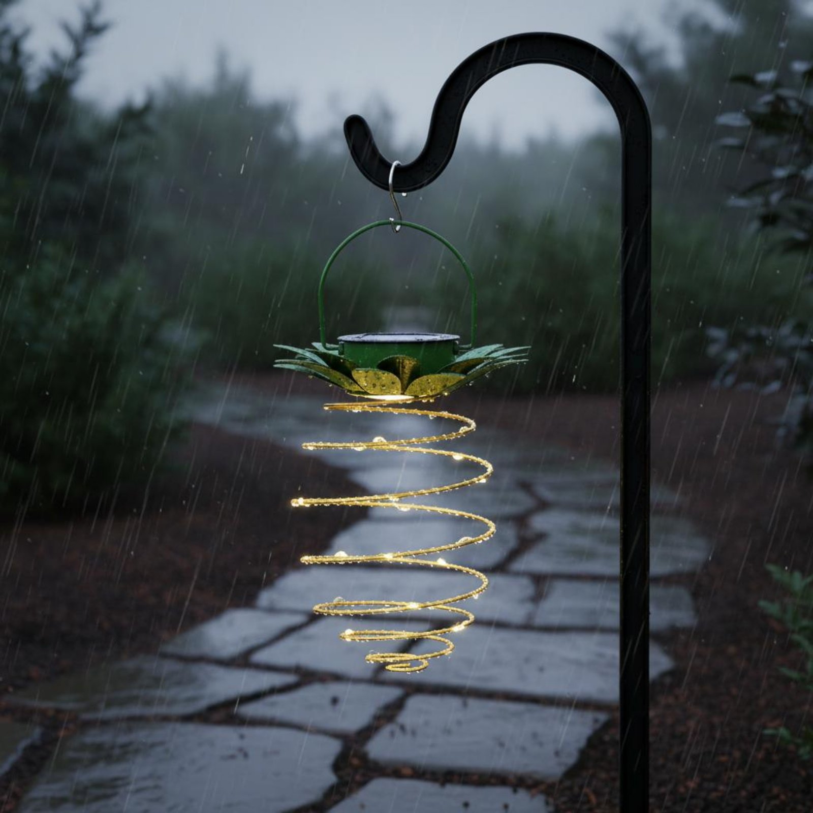 2 штуки солнечных ламп в форме – обзор и цена Hanging Outdoor Lighting