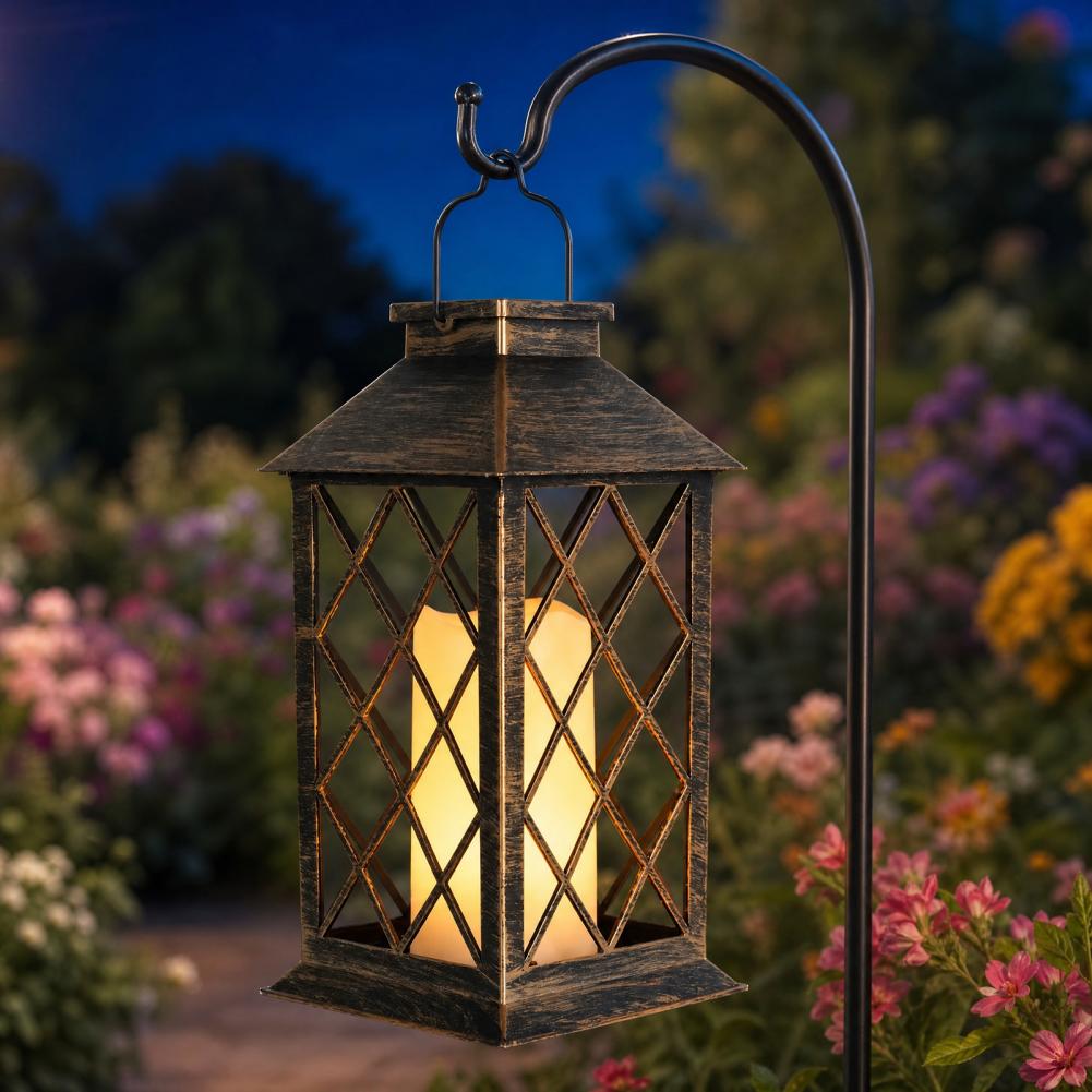 Ретро-фонарь на солнечных бата – обзор и цена Outdoor Lighting Yard
