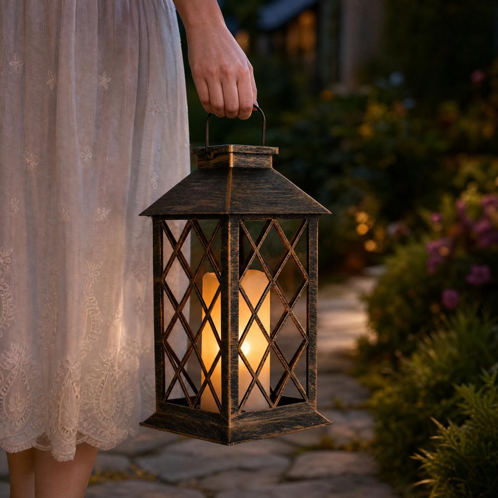 Ретро-фонарь на солнечных бата – обзор и цена Outdoor Lighting Yard