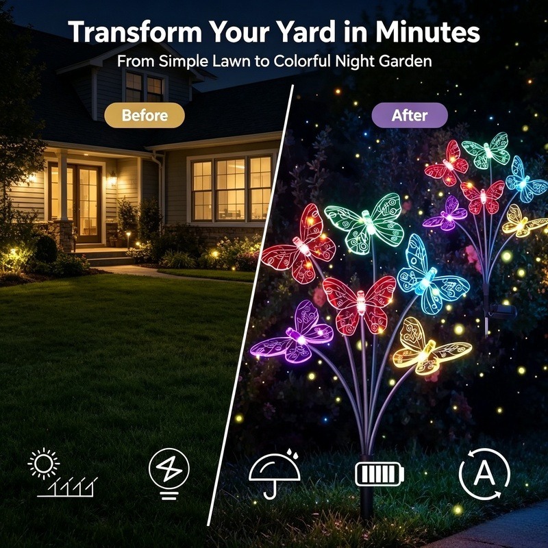 Солнечные светильники в виде б – обзор и цена Outdoor Lighting Yard