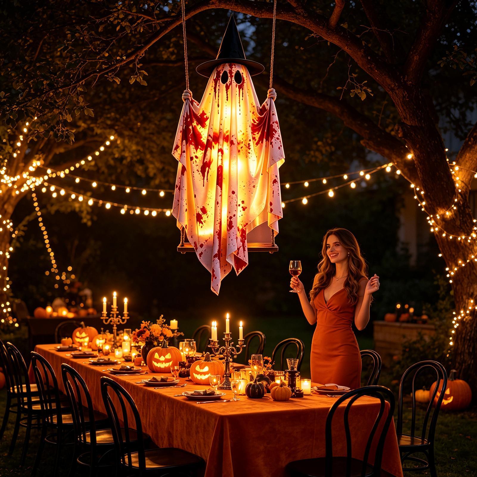 Уличный Хэллоуинский Призрак с – обзор и цена Outdoor Lighting Remote Control