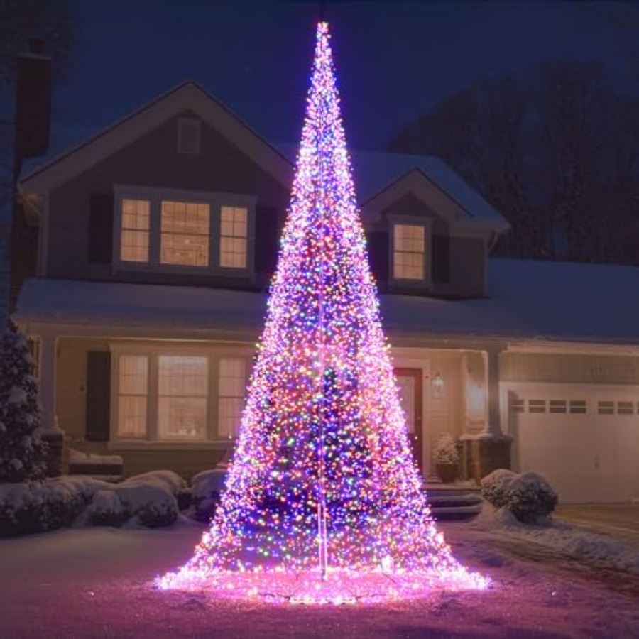 Уличная новогодняя елка с LED- – обзор и цена Outdoor Lighting Tree